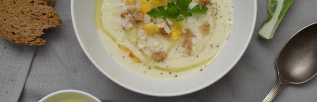 Крем-суп из цветной капусты с арахисовым маслом Натуралист